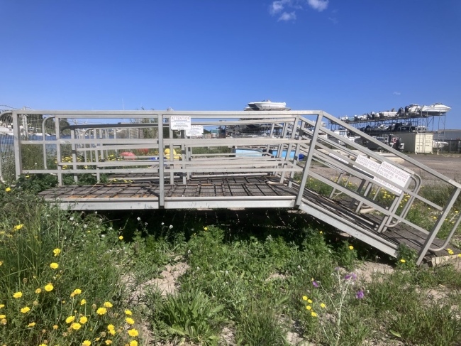 Passerelle aluminium Simmoneau / Atlantic Marine – 5,20 m – occasion dans l’état